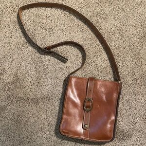 Brown Leather Crossbody Bag Patricia Nash